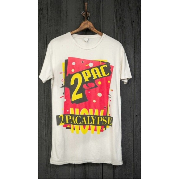 Madeworn Shirt Adult XS 2PAC Tupac Oversized Multicolor Stretch NWT - Picture 2 of 7